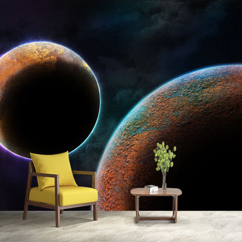 Full Size Outer Space Wall Mural Dreamy Sleeping Room Wall Decor, Customized Size