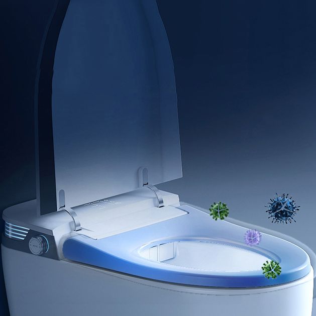 Modern Floor Mounted Urine Toilet White Siphon Jet Toilet Bowl with Toilet Seat