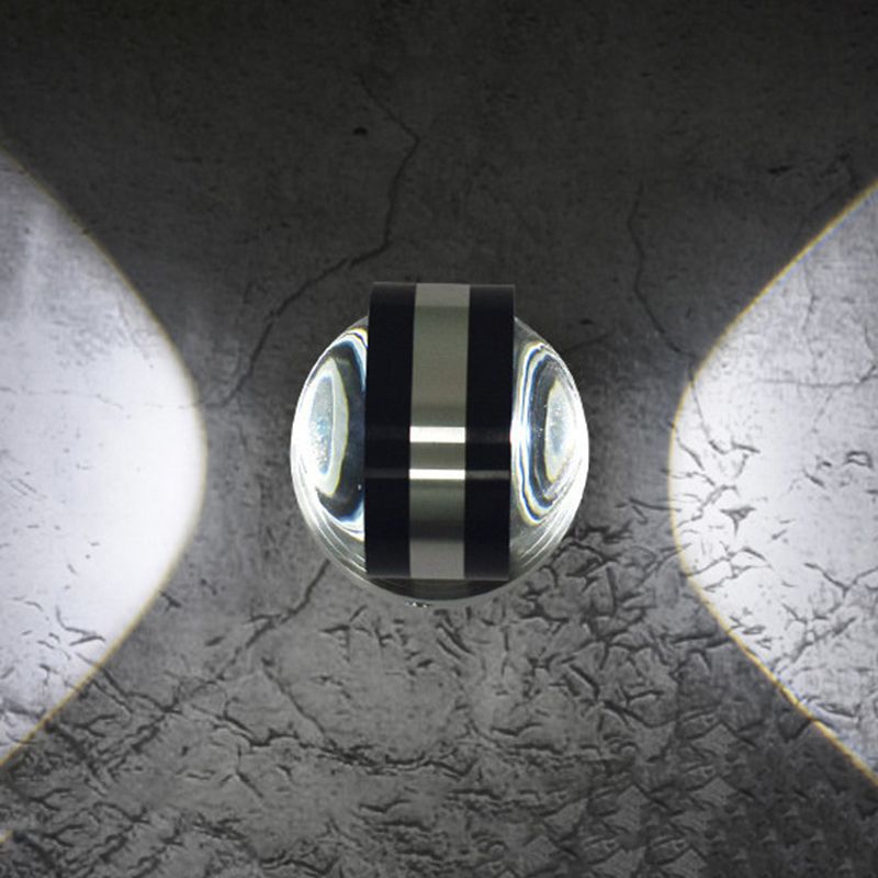 Contemporary Style Geometric Wall Lighting Metal 2 Lights Wall Sconces