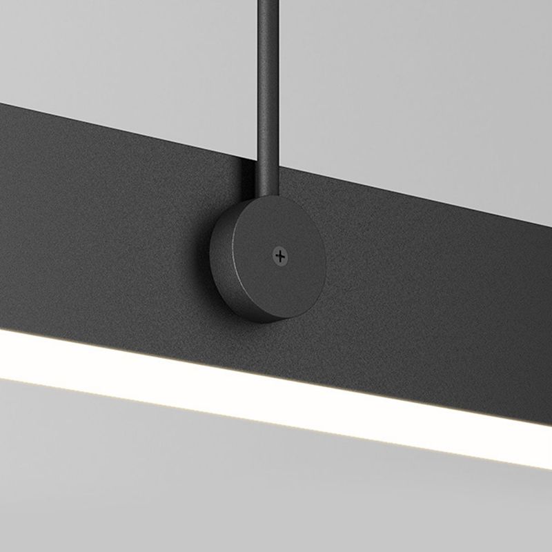 Modern Squared Ceiling Pendant Light Metal 3 Lights Pendant Lights