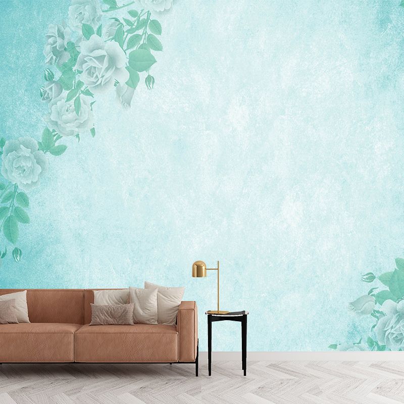 Modern Illustration Mural Wallpaper Wood Grain Indoor Wall Mural