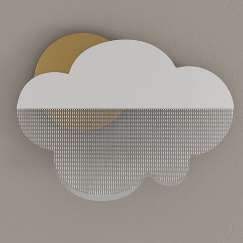 Lámpara de pared de nubes Simplicidad moderna Splique acrílico de pared para sala de estar