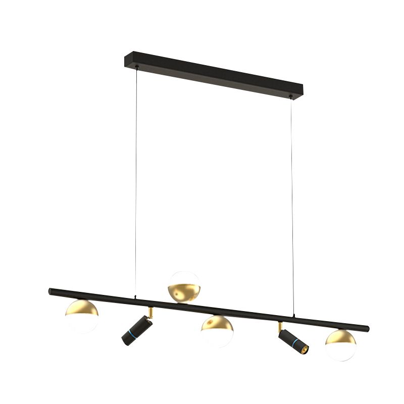 Multiple-Light Globe Island Pendant Lights Modern Metal Island Pendant Lights