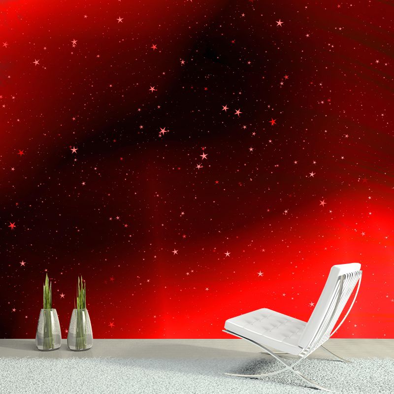 Sci-Fi Astronomy Wall Mural Wallpaper Stain Resistant Wall Decor for Bedroom