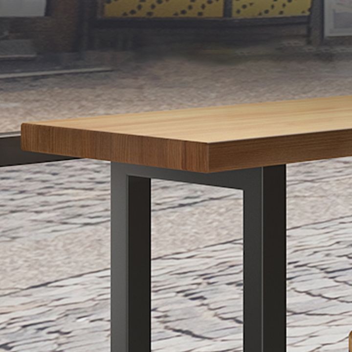 TRESTLE CAFE y Table de mostrador de la sala de custodia Mesa de bar de bistro moderna en natural