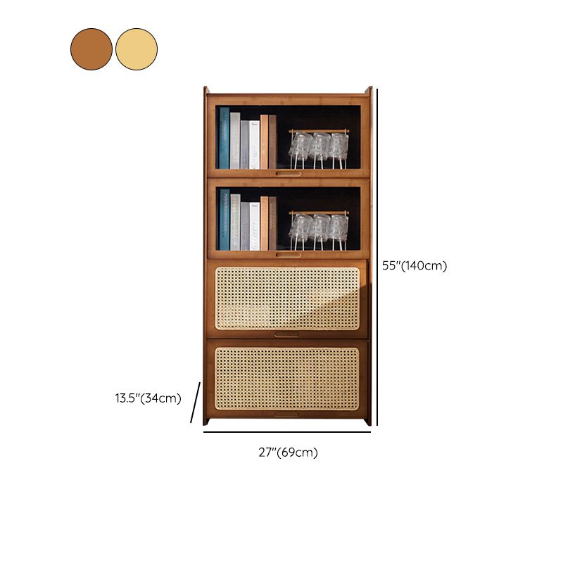 Minimalistic Solid Wood Accent Cabinet Rectangle Storage Cabinet