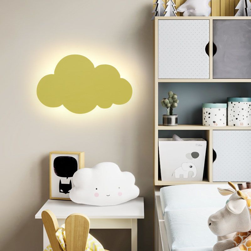 Cloud Metal Wall Plighting Lighting Minimalist Style LED Lighting Ilumining para dormitorio