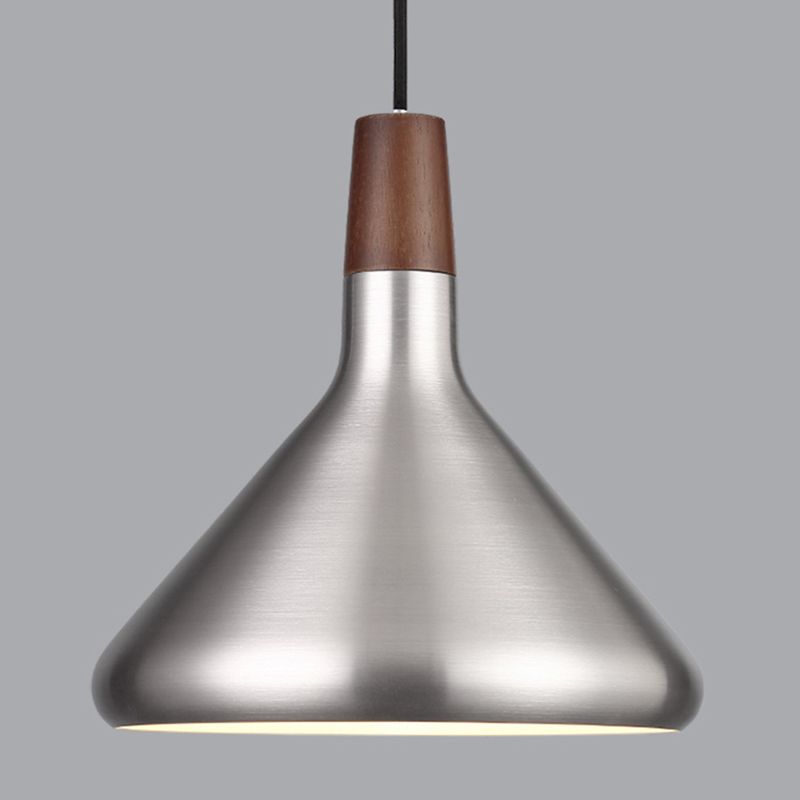 Cone Metal Pendant Ceiling Light Contemporary-Style Pendant Light Kit for Restaurant