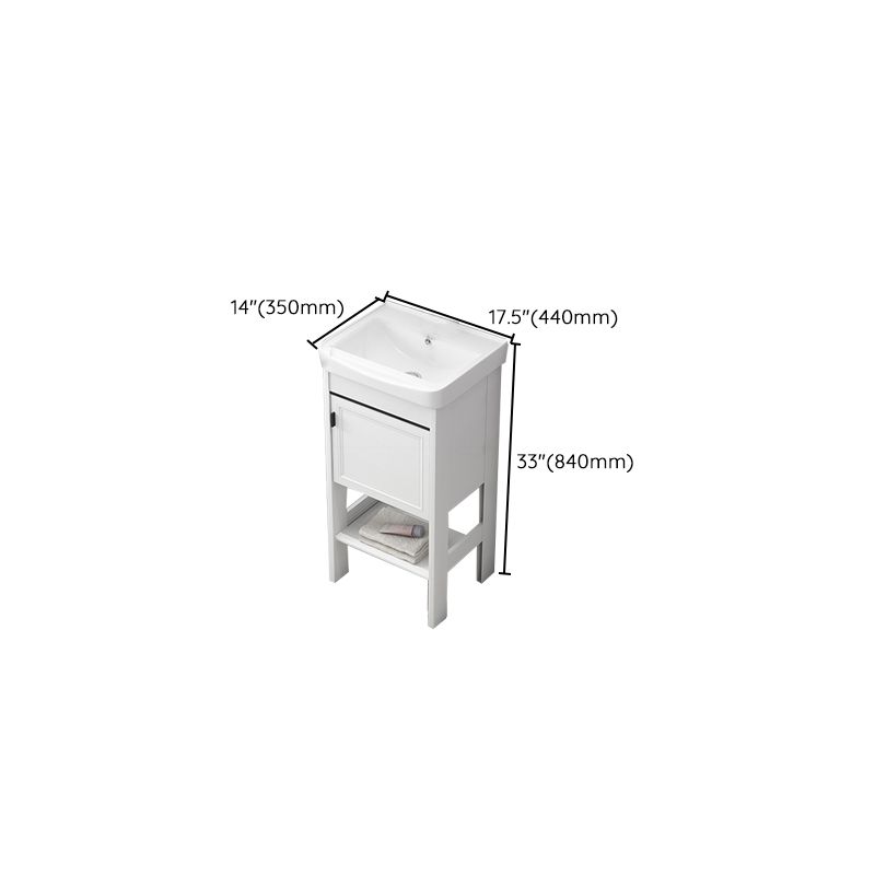 Freestanding Bathroom Sink Vanity Glam Single-Sink Bathroom Vanity