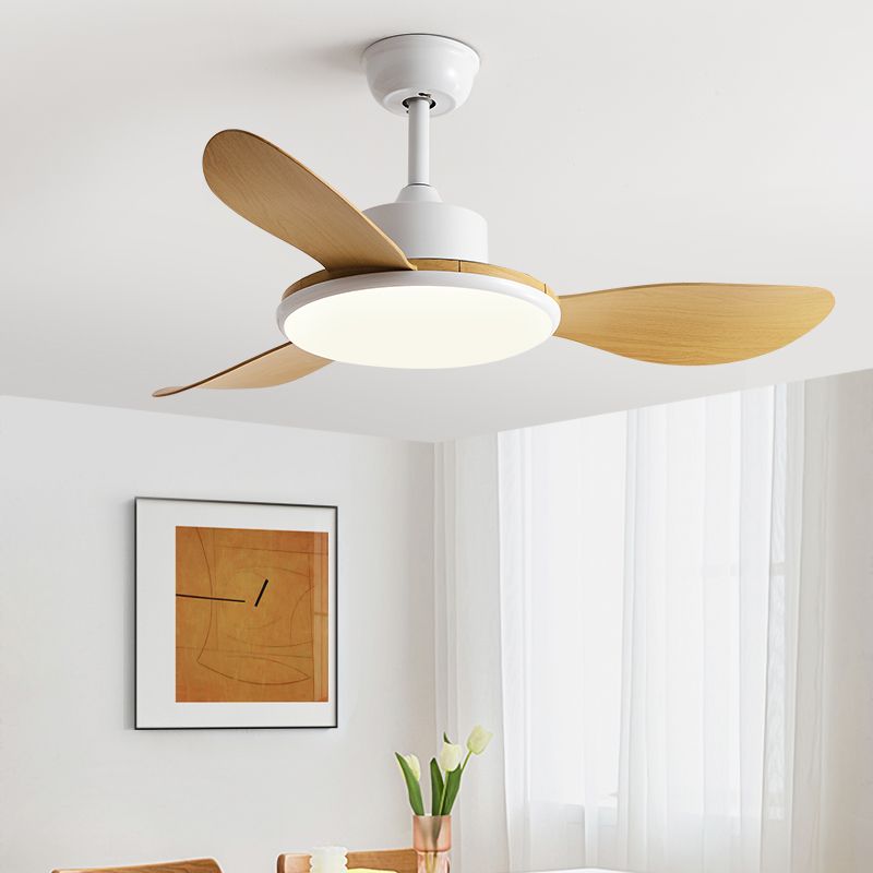 Unique Shape Metal Ceiling Fan Light Kids Style Single Light Ceiling Fan Lamp