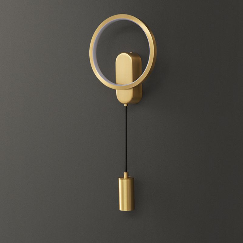 Contemporary 1/2-Light Wall Mounted Sconce LED Metal Wall Light