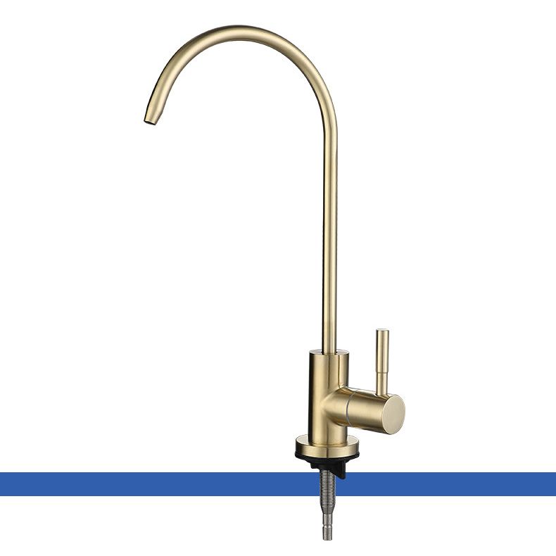 Contemporary Single Handle Kitchen Faucet Pull Down 1-Hold  Bar Faucet with No Sensor