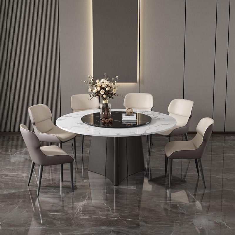 Modern Dining Set Stone 1/4/9 Pieces Dining Turntable Furniture for Home
