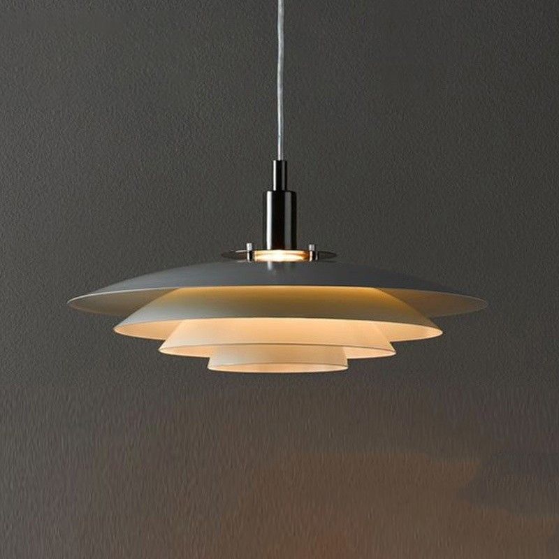 Sombra de tapa de la olla iluminación colgante de estilo moderno 1 luces de luces de luces para dormitorio