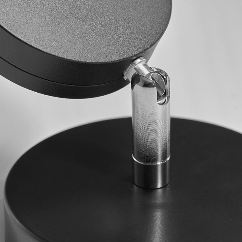 Moderne stijl Ronde gevormde LED-wandlamp metalen 1-licht wandverlichtingsideeën