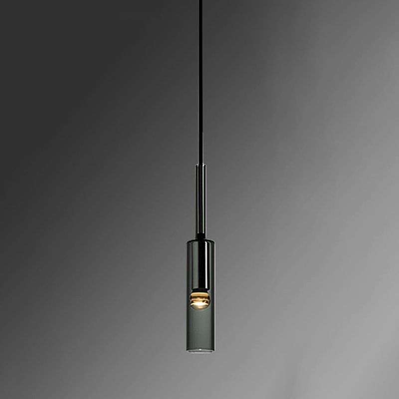 1-Ligth Crystal Pendant Lighting Fixtures Minimalism Ceiling Pendant for Dining Room