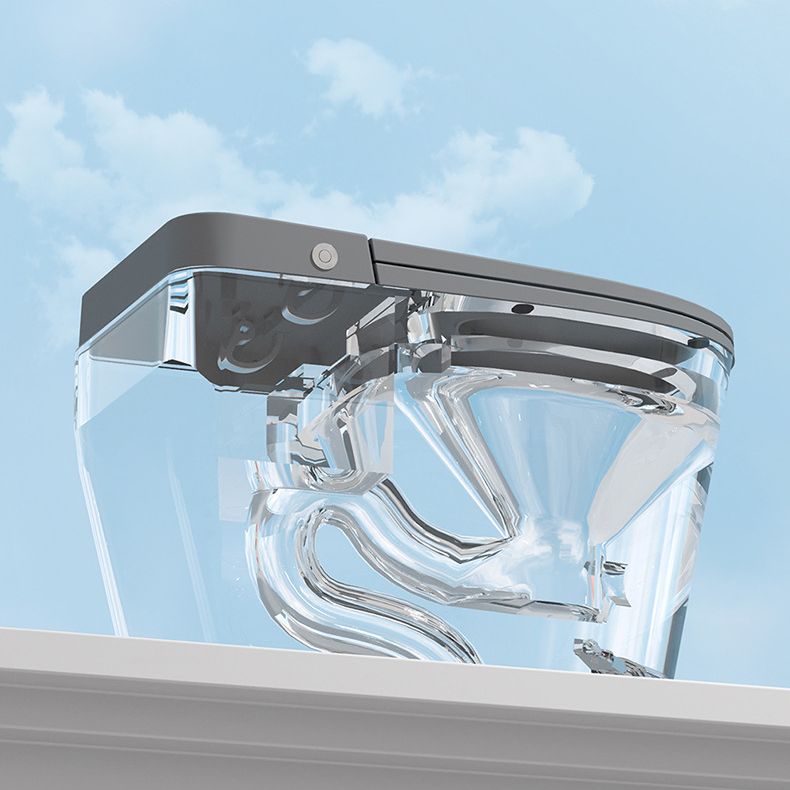 Modern Siphon Jet Toilet Bowl Floor Mount Bidet Toilet with Seat for Bathroom
