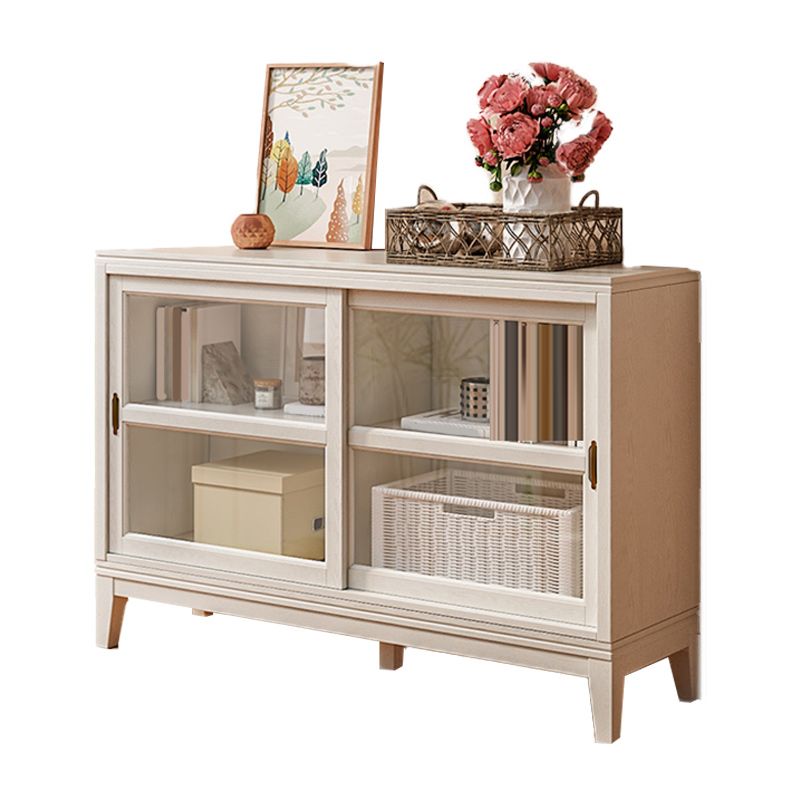 31.89"H Bookcase Contemporary Style Solid Wood Bookshelf for Office Home