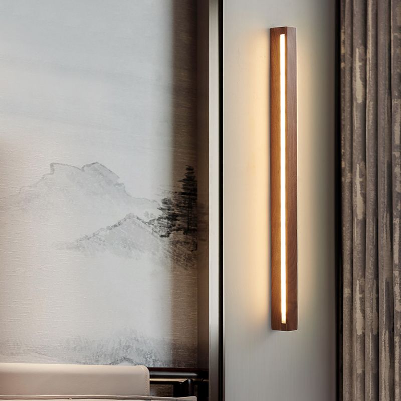 Lámparas de pared lineales contemporáneas de metal 2 luces lámpara de montaje de pared