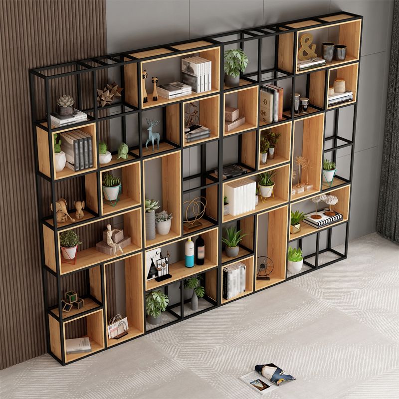 Open Etagere Bookcase Modern Style Shelf Bookcase with Shelves