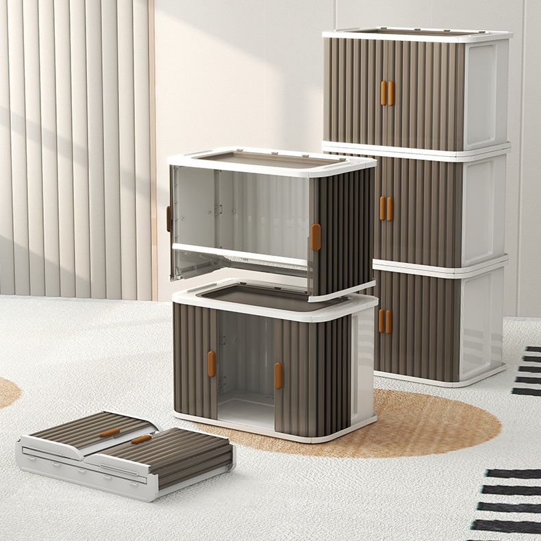 Modern Style Wooden Wardrobe Plastic Freestanding Wardrobe Closet for Bedroom