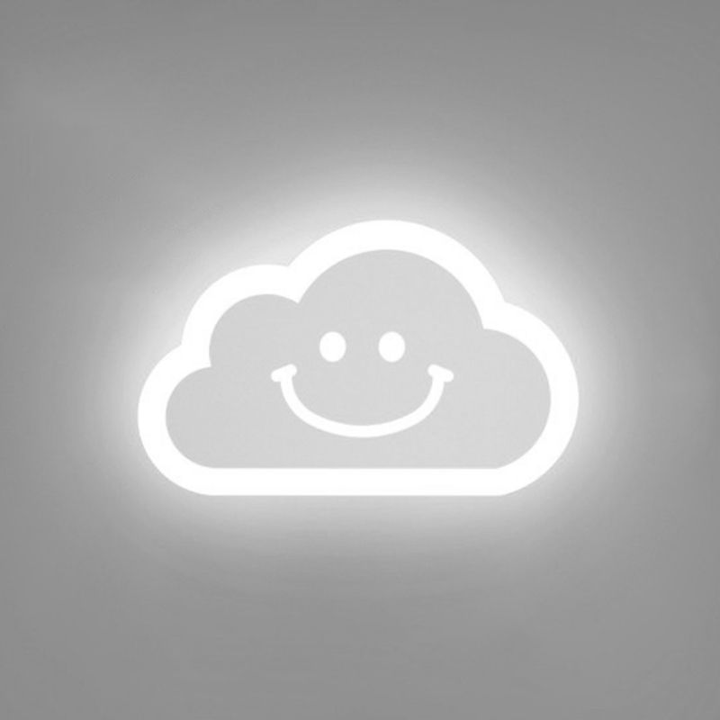 1 Light Regular Wall Lights Modern Metal Wall Lighting Fixtures for Children's Room