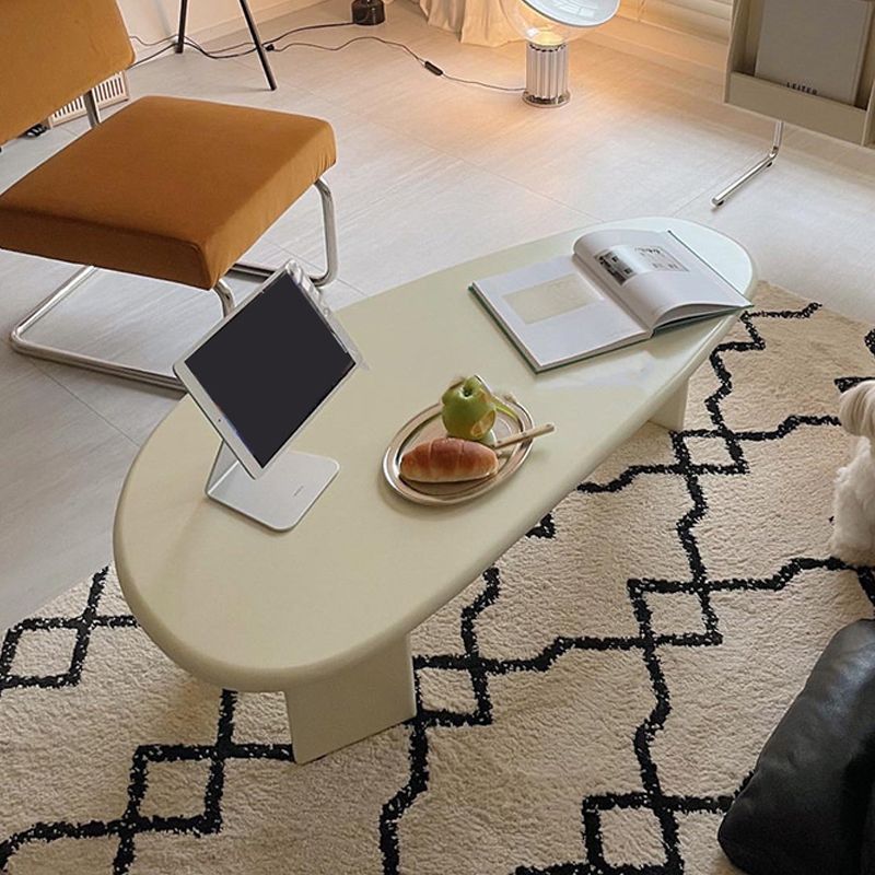 3 Legs Coffee Table Wooden Free Form Coffee Cocktail Table for Living Room