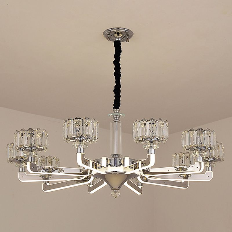 Cilindrische hanger plafondlampen moderne minimalistische stijl kristallen hangende lamp