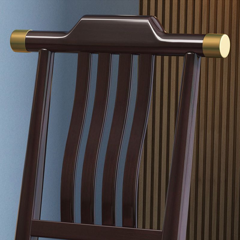 Solid Wood Dining Chairs Modern Style Armless Dining Chairs for Dining Room