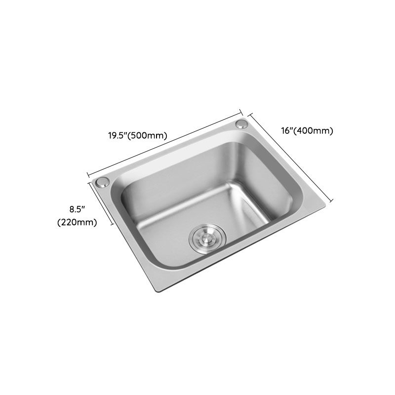 Modern Style Kitchen Sink Stainless Steel Kitchen Sink with Faucet