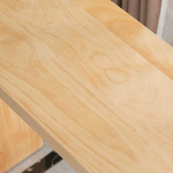 Rectangle Bar Dining Table Wood Contemporary Bar Table with Sled Base