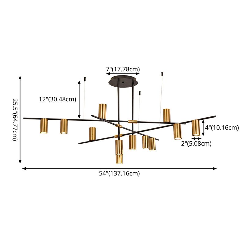 Aluminum Pendant Light Modern Chandelier Lighting Fixtures for Living Room Dining Room