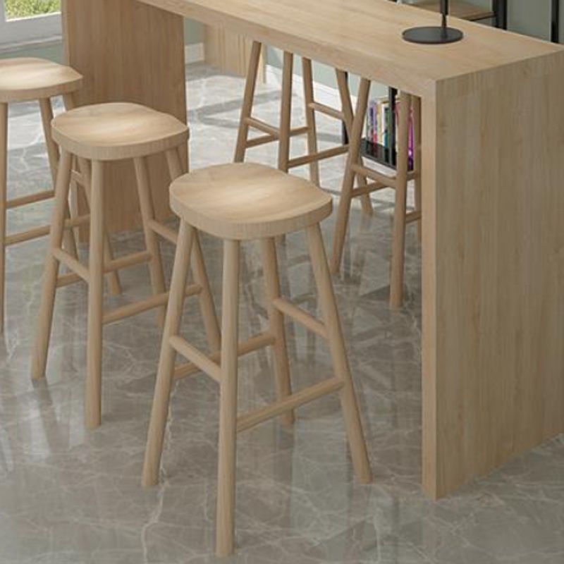 Rectangle Solid Wood Pub Dining Set 1/2/7 Pieces Modern Indoor  Pub Table Set