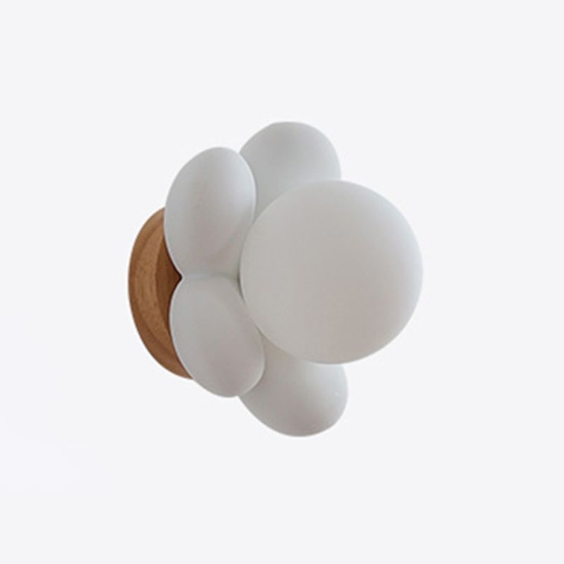 Modern Flower Shape Wall Sconce Lighting 1 Light Wall Sconce for Living Room