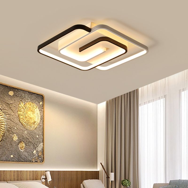 Moderne Semi Flush Mount Light Armatuur Acryl Flush Light Fixtures