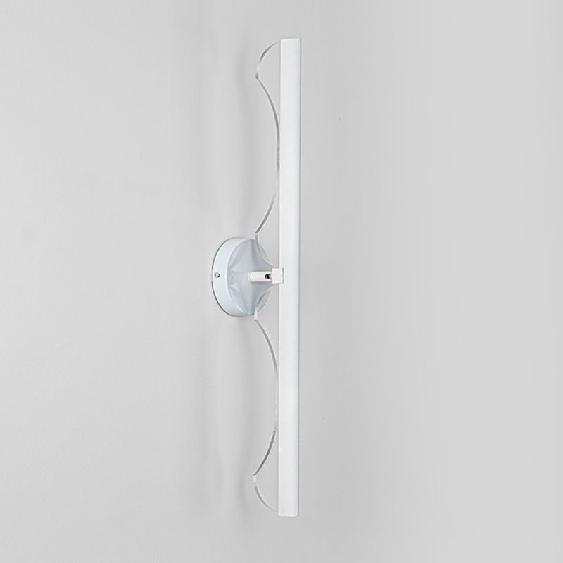 Metal Linear Wall Light Sconce Contemporary 1 Light Wall Mounted Lamp