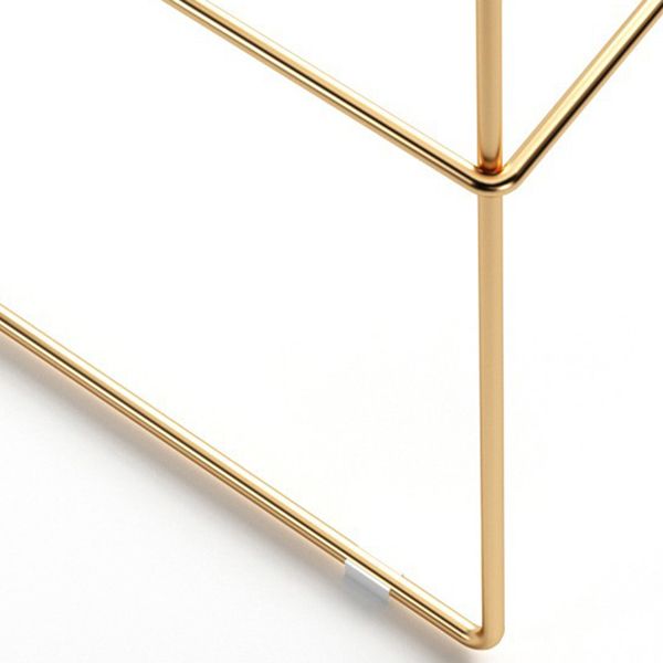 Glam Iron Upholstered Bar Stool Armless Backrest Stool for Bristol