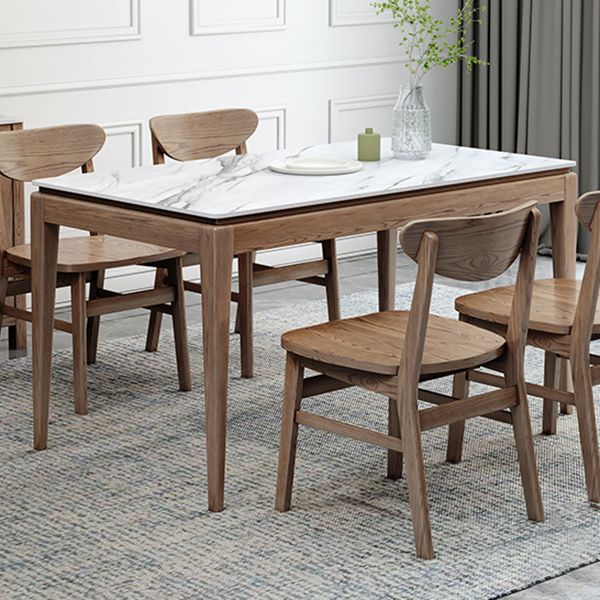 Midcentury Style Dining Room Collection Stone 4 Legs Dining Site Table