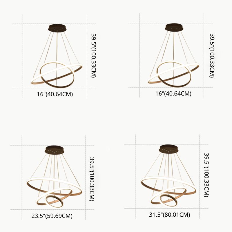 Orbiculaire metalen hanger verlichtingsarmaturen Noordse slaapkamer hanger verlichtingsarmaturen