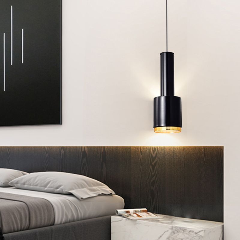 Modern Artistic Single Pendant Light Electroplate Metal Hanging Lamp with Iron Shade