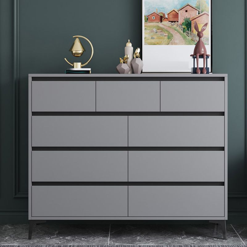 Engineered Wood Bedroom Storage Chest Contemporary Chest with Drawers