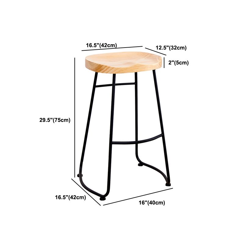 Solid Wood Bar Table Set Full Natural and Black 1/2/4 Pieces Pub Dining Set