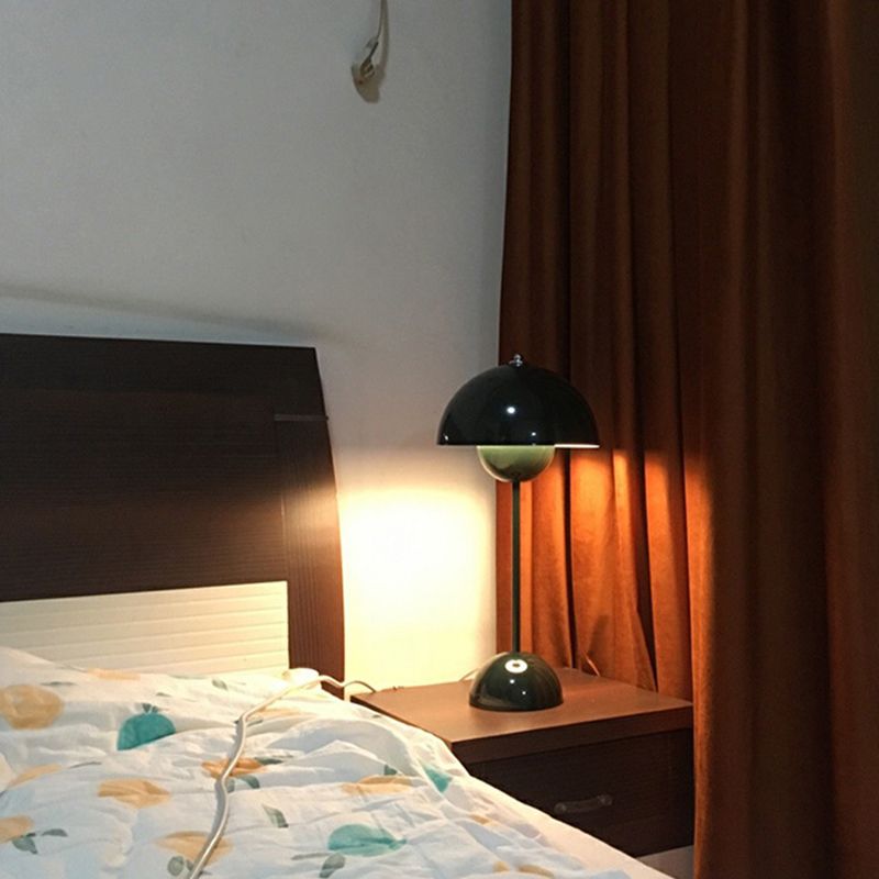 Lampada da tavolo nordica moderna 1 leggero tavolo da tavolo a cupola per sala da studio