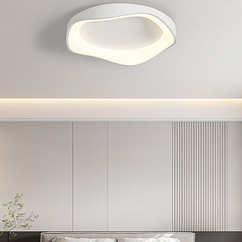Metal Ceiling Light Fixture Nordic Style LED Flush Mount for Bedroom