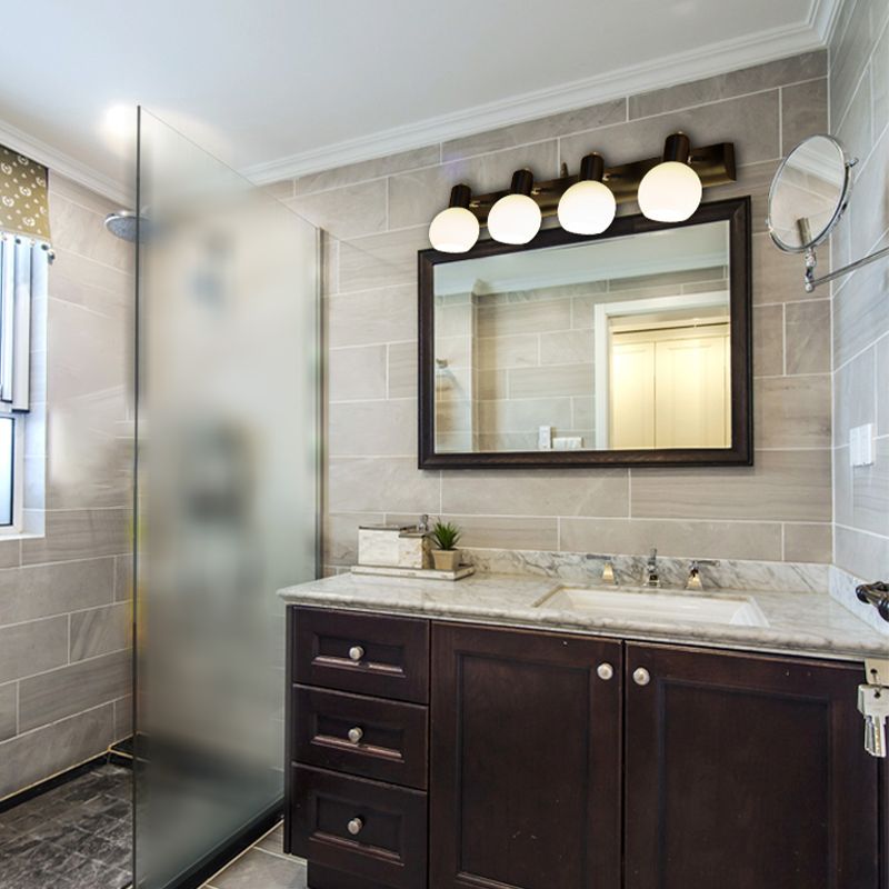 Sfere per il bagno di lampada con applique da bagno in stile minimalista illuminazione da parete