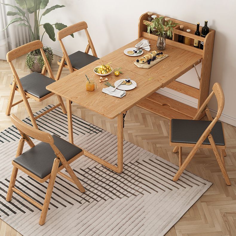 Mid-Century Rectangle Dining Site Table Solid Wood Dining Room Home Furniture