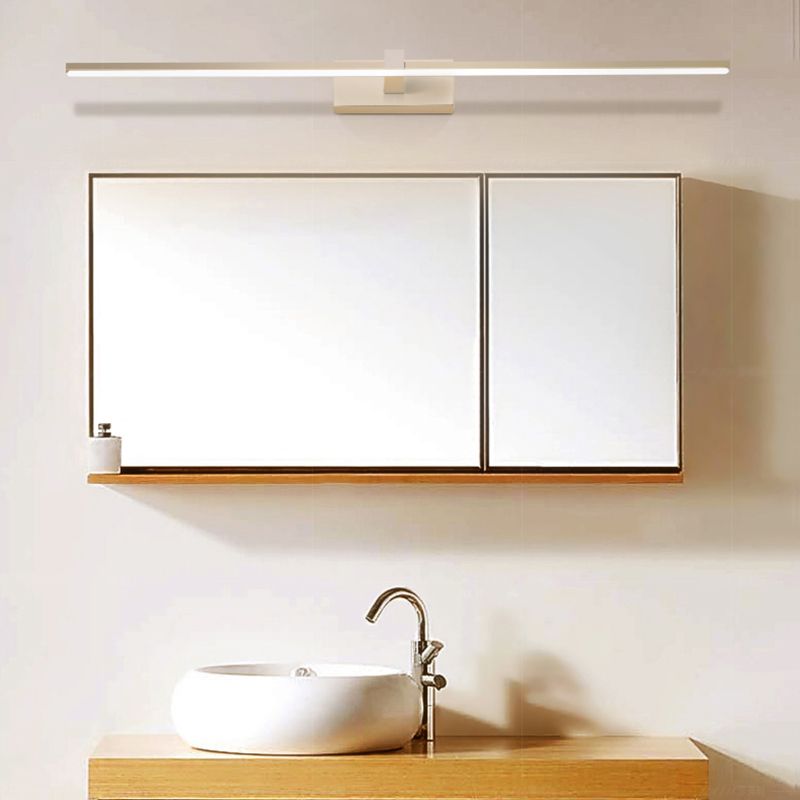 Noordse moderne spiegellicht Simple Long Strip Mirror Lamp Fixture voor badkamer