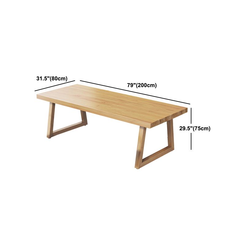 Modern Dining Set 1/2/3/4/5/7 Pcs Solid Wood Dining Table and Chairs