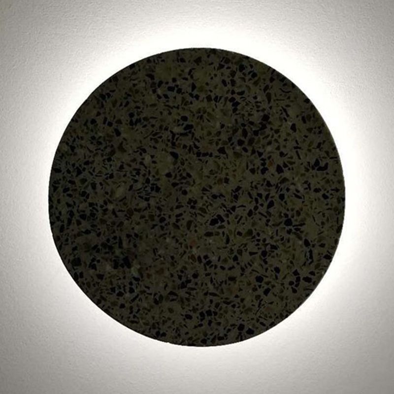 Stone Circle Sconce Light Fixture Nordic Style LED Wall Mount Light Fixture