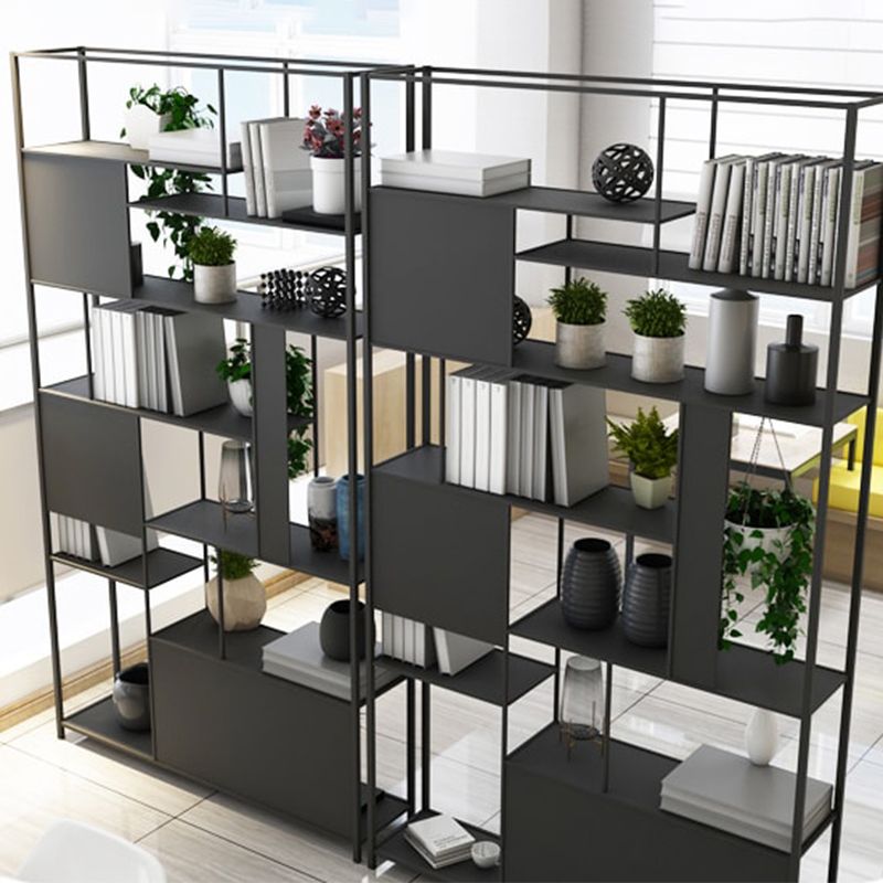 Industrial Open Rectangle Storage Bookshelf Home Office Etagere Bookcase